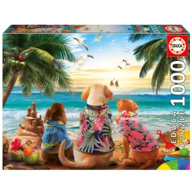 Puzzle Educa Cani in Spiaggia – 1000 pezzi