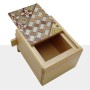 Scatola Giapponese Yosegi 2 Sun, 7 passi, Agathis – Legno Naturale Yosegi - 2