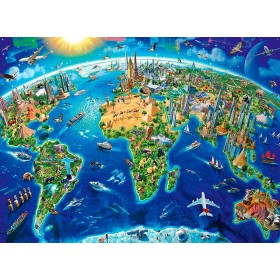 Puzzle Ravensburger Simboli del Mondo XXL da 200 Pezzi Ravensburger - 1