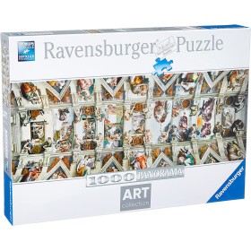 Puzzle Ravensburger Cappella Sistina Panoramica da 1000 Pezzi Ravensburger - 1