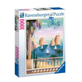 Puzzle Ravensburger Cartolina di Capri da 1000 Pezzi Ravensburger - 1
