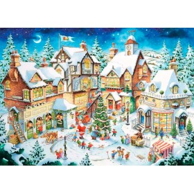 Puzzle Ravensburger Pueblo Natalizio da 1000 Pezzi Ravensburger - 1