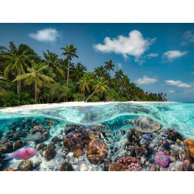 Puzzle Ravensburger L'Immersione alle Maldive da 2000 Pezzi Ravensburger - 1