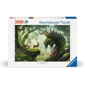 Puzzle Ravensburger Il Drago del Bosco si Risveglia da 3000 Pezzi Ravensburger - 1