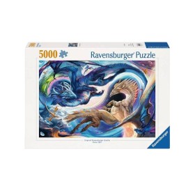 Puzzle Ravensburger Drago Giorno e Notte da 5000 Pezzi Ravensburger - 1