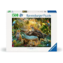Puzzle Ravensburger Leopardi nella giungla da 1500 pezzi Ravensburger - 1