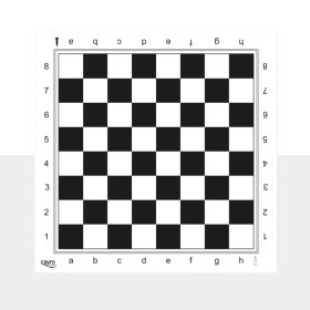 Scacchiera professionale in plastica 45 x 45 cm Cayro - 1
