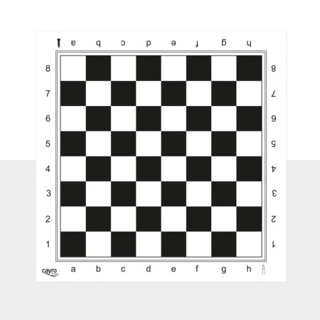 Scacchiera professionale in plastica 45 x 45 cm Cayro - 1