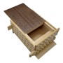 Scatola Puzzle Giapponese Yosegi 4 Sun 27 Passaggi - Oka Craft