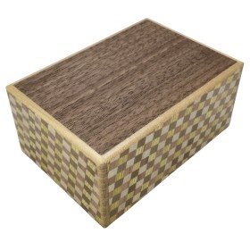 Scatola Puzzle Giapponese Yosegi 4 Sun 27 Passaggi - Oka Craft