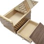 Scatola Puzzle Giapponese Yosegi 5 Sun 10 Passaggi con Cassetto - Oka Craft