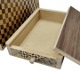 Scatola Puzzle Giapponese Yosegi 5 Sun 10 Passaggi con Cassetto - Oka Craft