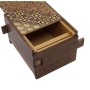 Scatola Puzzle Giapponese Yosegi 3 Sun 12 Passaggi - Oka Craft