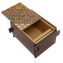 Scatola Puzzle Giapponese Yosegi 3 Sun 12 Passaggi - Oka Craft