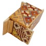 Scatola Puzzle Giapponese Yosegi 1 Sun Mame 18 Passaggi Oka Craft - 7