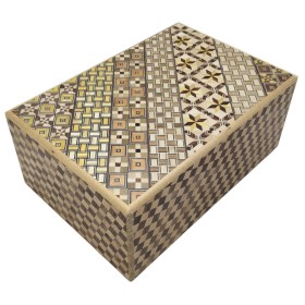 Scatola Puzzle Giapponese Yosegi 6 Sun 18 Passaggi - Oka Craft
