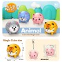 Portachiavi Mini Cubo 3x3 Q-Moe Animale - Gatto - 2