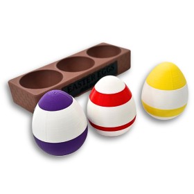 Set di Mini Rompicapo Uova di Pasqua (Collezione 3D) Kubekings - 1