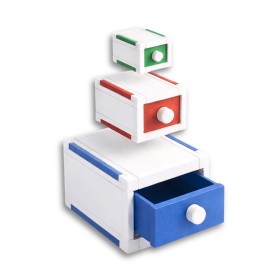 I Cassetti Incastrati - Set 3 Rompicapi in 1 Kubekings - 1