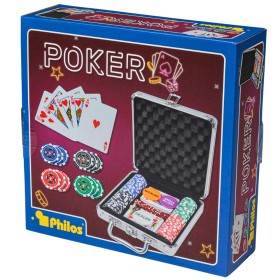 Set da Poker Philos Valigetta 100 fiches da poker Philos - 1