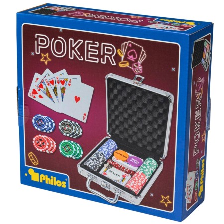 Set da Poker Philos Valigetta 100 fiches da poker Philos - 1