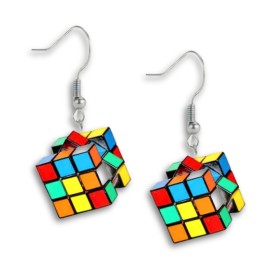 Orecchini Cubo di Rubik 3x3 - 1