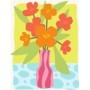 Set di Pittura con i Numeri Ravensburger CreArt Trend D – Vaso con Fiori Arancioni e Rossi Ravensburger - 2