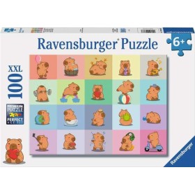 Puzzle Ravensburger Capibara da 100 Pezzi Ravensburger - 1