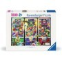 Puzzle Ravensburger Animali, Alieni e Ninja da 1000 Pezzi Ravensburger - 1