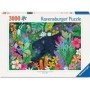 Puzzle Ravensburger Pantera nella giungla di fiori da 3000 Pezzi Ravensburger - 1