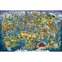 Puzzle Ravensburger Mappa del mondo illustrata da 5000 Pezzi Ravensburger - 2