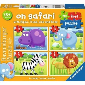Puzzle Ravensburger Il Mio Primo Puzzle Animali del Safari (2, 3, 4 e 5 Pezzi) Ravensburger - 1