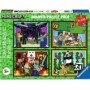 Puzzle Ravensburger Minecraft 4 x 100 Pezzi Ravensburger - 1