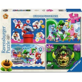 Puzzle Ravensburger Super Mario 4 x 100 Pezzi Ravensburger - 1