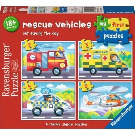 Puzzle Ravensburger Veicoli di Soccorso (2, 3, 4 e 5 Pezzi) Ravensburger - 1