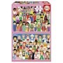 Puzzle Educa Bambine d'Europa e d'Asia da 2 x 100 Pezzi Puzzles Educa - 1