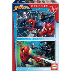 Puzzle Educa Spider-Man da 2 x 100 Pezzi Puzzles Educa - 1
