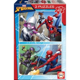 Puzzle Educa Spider-Man da 2 x 48 Pezzi Puzzles Educa - 1