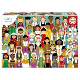 Puzzle Educa Bambine del Mondo da 300 Pezzi Puzzles Educa - 1