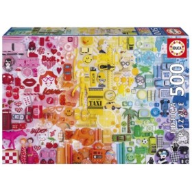 Puzzle Educa Collage di Colori da 500 Pezzi Puzzles Educa - 1
