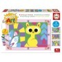 Kit di Pittura con i Numeri Educa Magic Art Animali della Giungla (4+) Puzzles Educa - 1