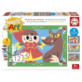 Set Pittura con i Numeri Educa Magic Art Fiabe Classiche (4+) Puzzles Educa - 1