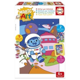 Set Pittura con i Numeri Educa Magic Art Scena Spaziale (6+) Puzzles Educa - 1