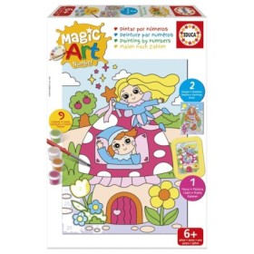 Set Pittura con i Numeri Educa Magic Art Fantasy (6+) Puzzles Educa - 1