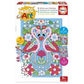 Set Pittura con i Numeri Educa Magic Art Fenicotteri (9+) Puzzles Educa - 1