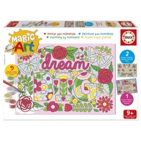 Set Pittura con i Numeri Educa Magic Art Fiori (9+) Puzzles Educa - 1