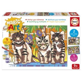 Set Pittura con i Numeri Educa Magic Art Gatti e Cani (9+) Puzzles Educa - 1