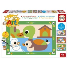Set Pittura con i Numeri Educa Magic Art Fattoria (4+) Puzzles Educa - 1
