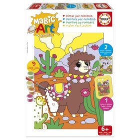 Kit di pittura con i numeri Educa Magic Art Lama e Koala (6+) Puzzles Educa - 1