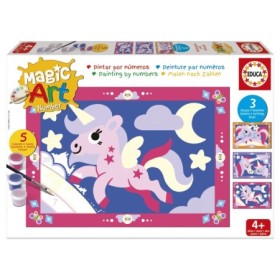 Set Pittura con i Numeri Educa Magic Art Unicorni (4+) Puzzles Educa - 1